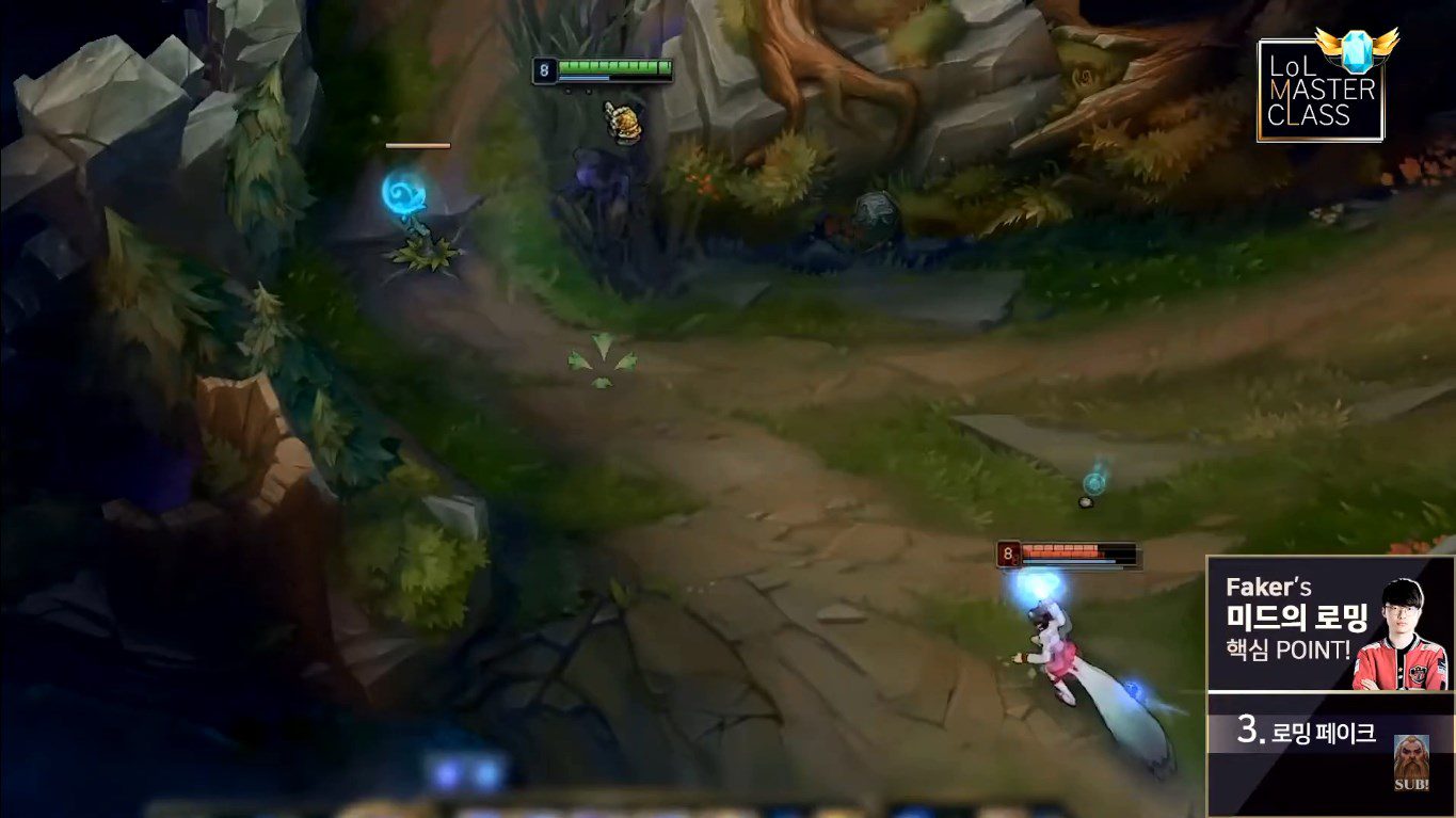 You can hide in the bushes and wait for the opponent to fall into your trap