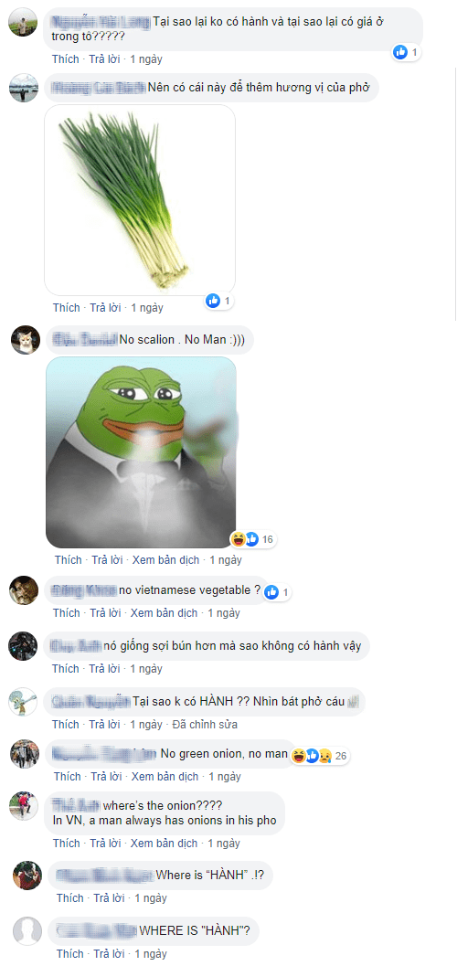 The onion authority of League of Legends Vietnam has launched a massive attack on Cowsep's Facebook, demanding he treat this ingredient fairly, meaning he must add onions to his pho