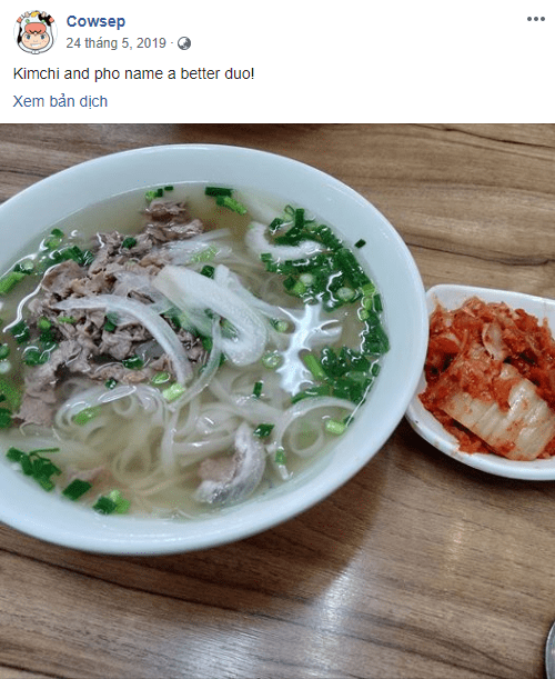 An anonymous group of vloggers once said: 'I am a man. My bowl of pho always has onions.'