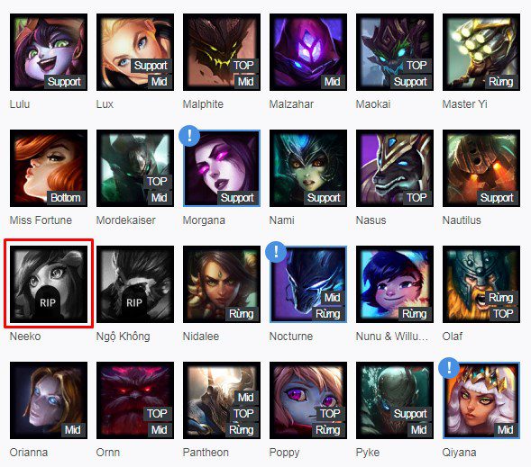 Neeko is falling into a situation similar to Wukong due to having too little statistical data and too few players