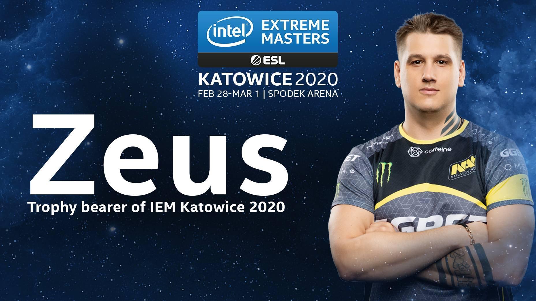 Captain Zeus will appear before fans at IEM Katowice 2020.