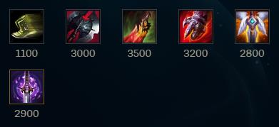 Some recommended items for Aatrox