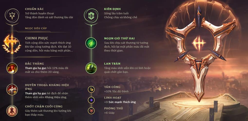 Common rune page for Sett