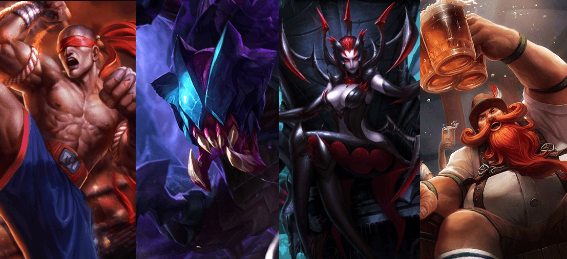 4 'carnivore' champions have dominated the jungle for months in both solo rank and tournaments