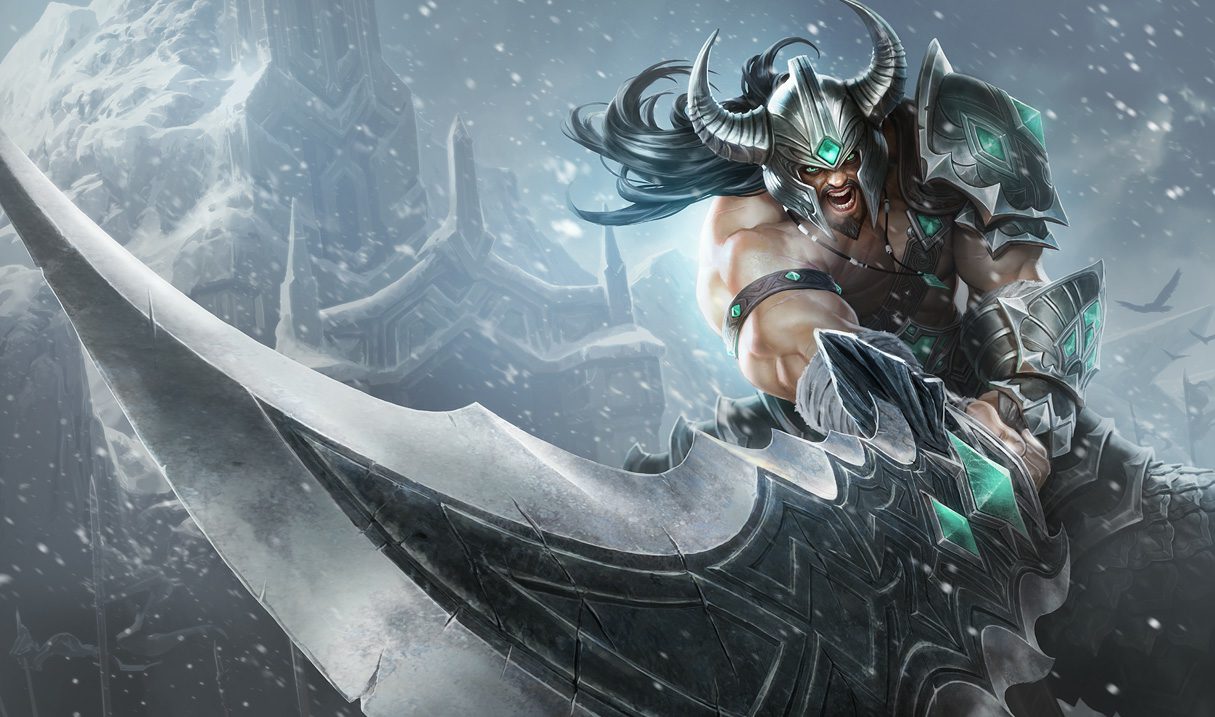 Tryndamere is also quite related to themes like war, tribes, or alliances