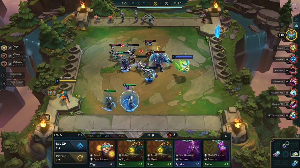 Each time the blue circle around a champion appears, your team gains additional attack speed from the Chrono combo
