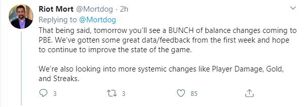 Riot Mortdog reveals that many adjustments regarding champions, gold calculations, damage... will appear in patch 10.7