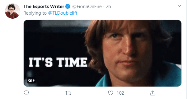 Fionn - ESPN reporter: 'It's time, 2lift'