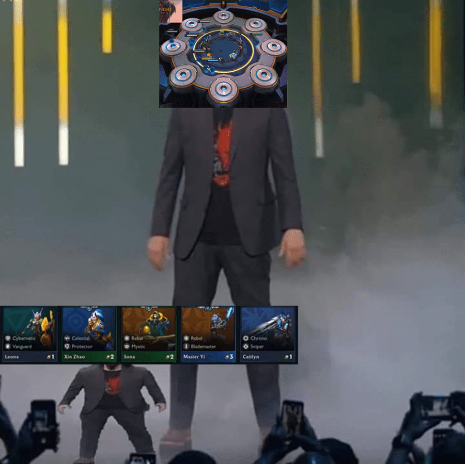 The upgrade of gameplay visuals seems not to match the store interface in Teamfight Tactics: Galaxy Unbound