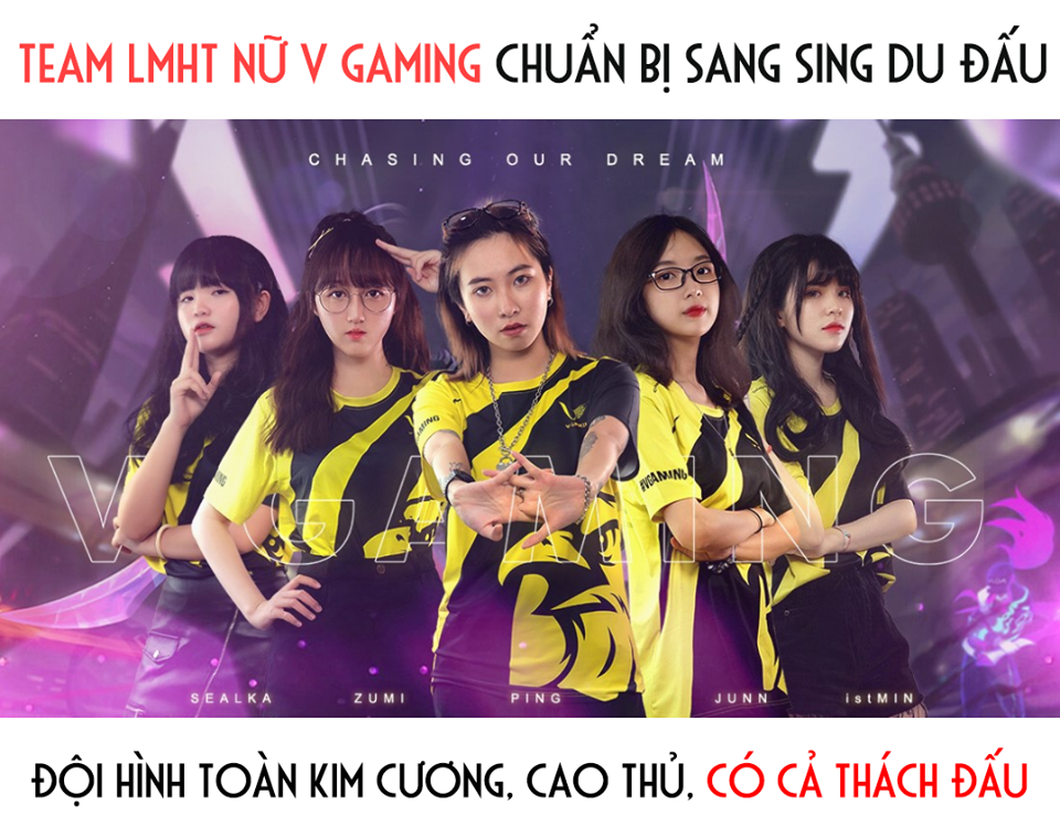 The girls also hold very high ranks, being the hope of League of Legends Vietnam