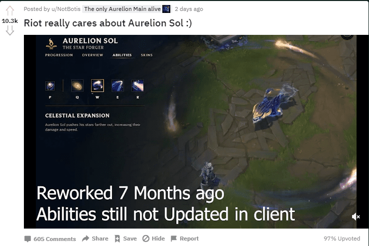 The post with the incredibly sarcastic title 