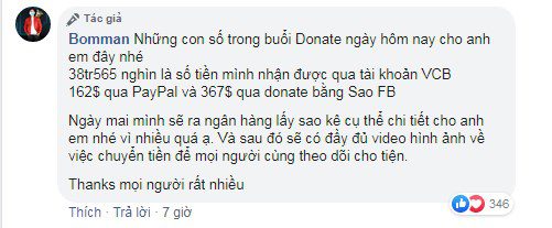 Bomman announces the details of the amount received from the charity stream