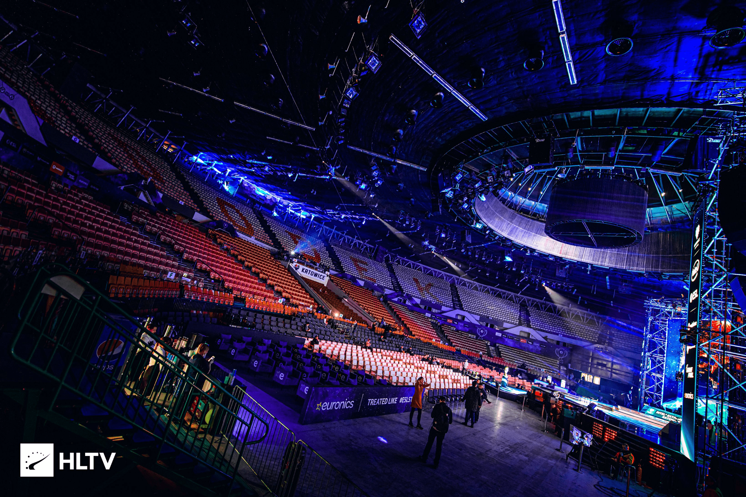 Spodek Arena with no audience