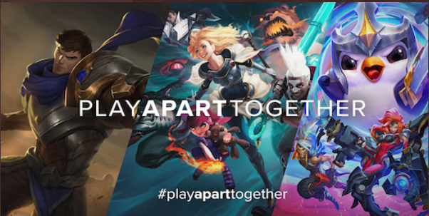 Riot Games joins the meaningful #PlayApartTogether initiative to combat Covid-19