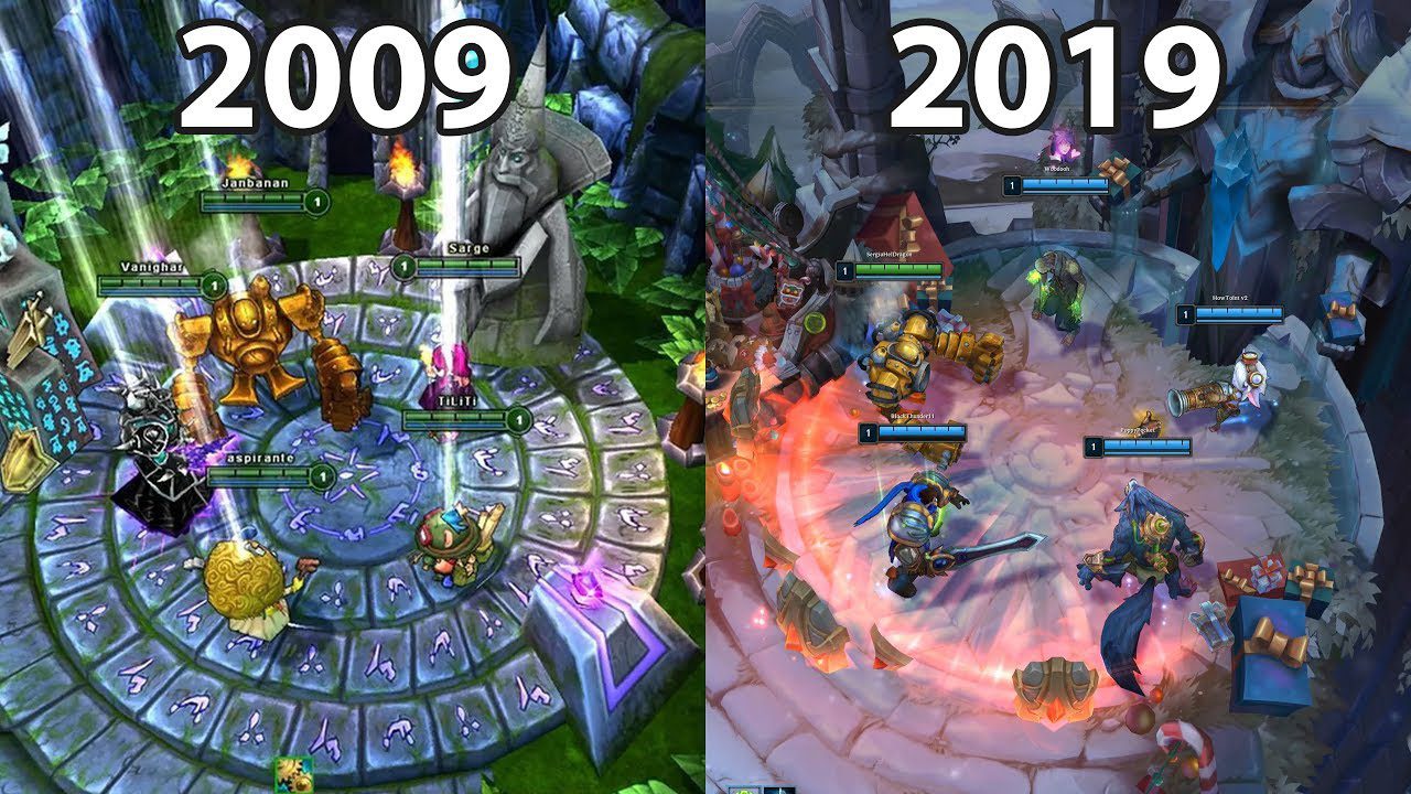 After 10 years, League of Legends has increasingly transformed and perfected itself