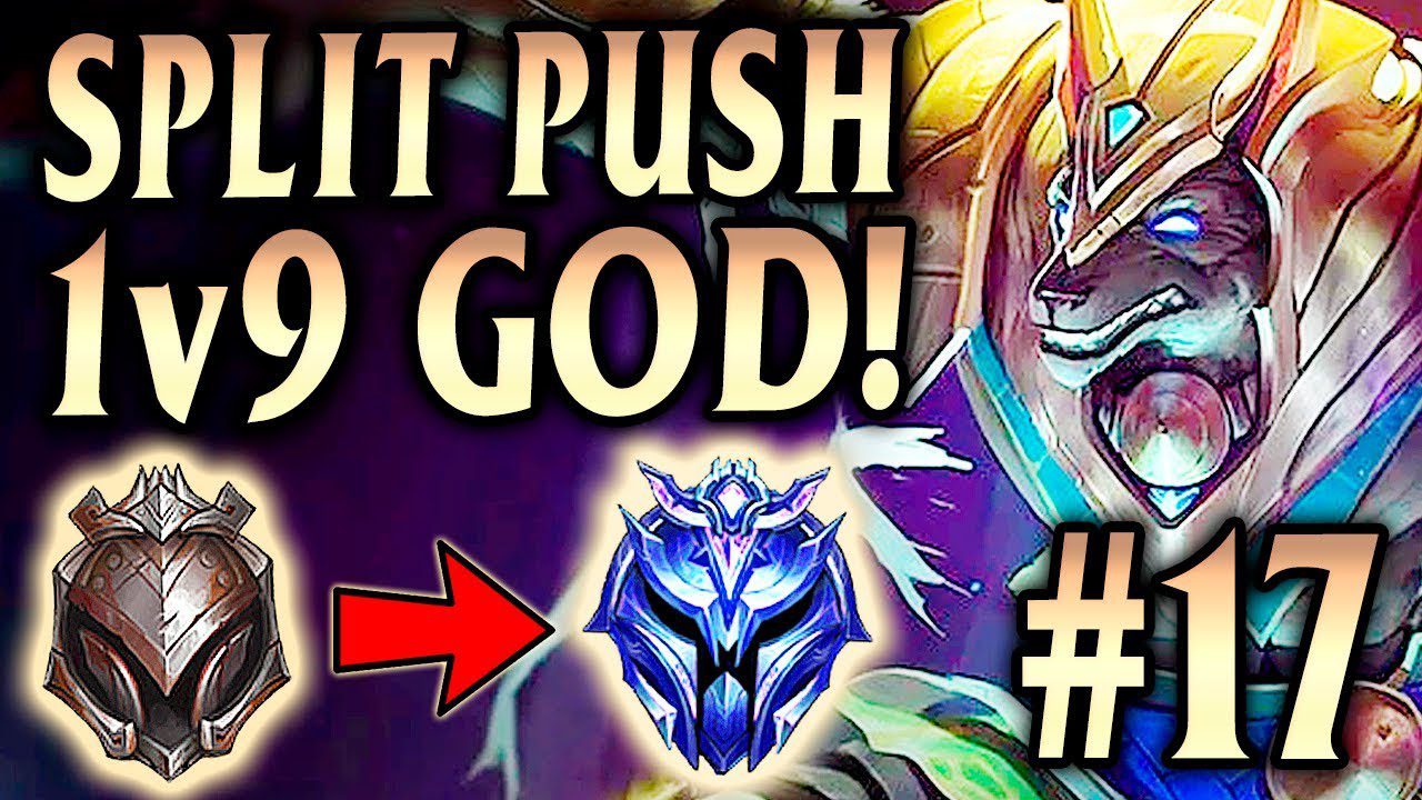 It's tough to engage in combat, so it's best for Nasus to push alone safely