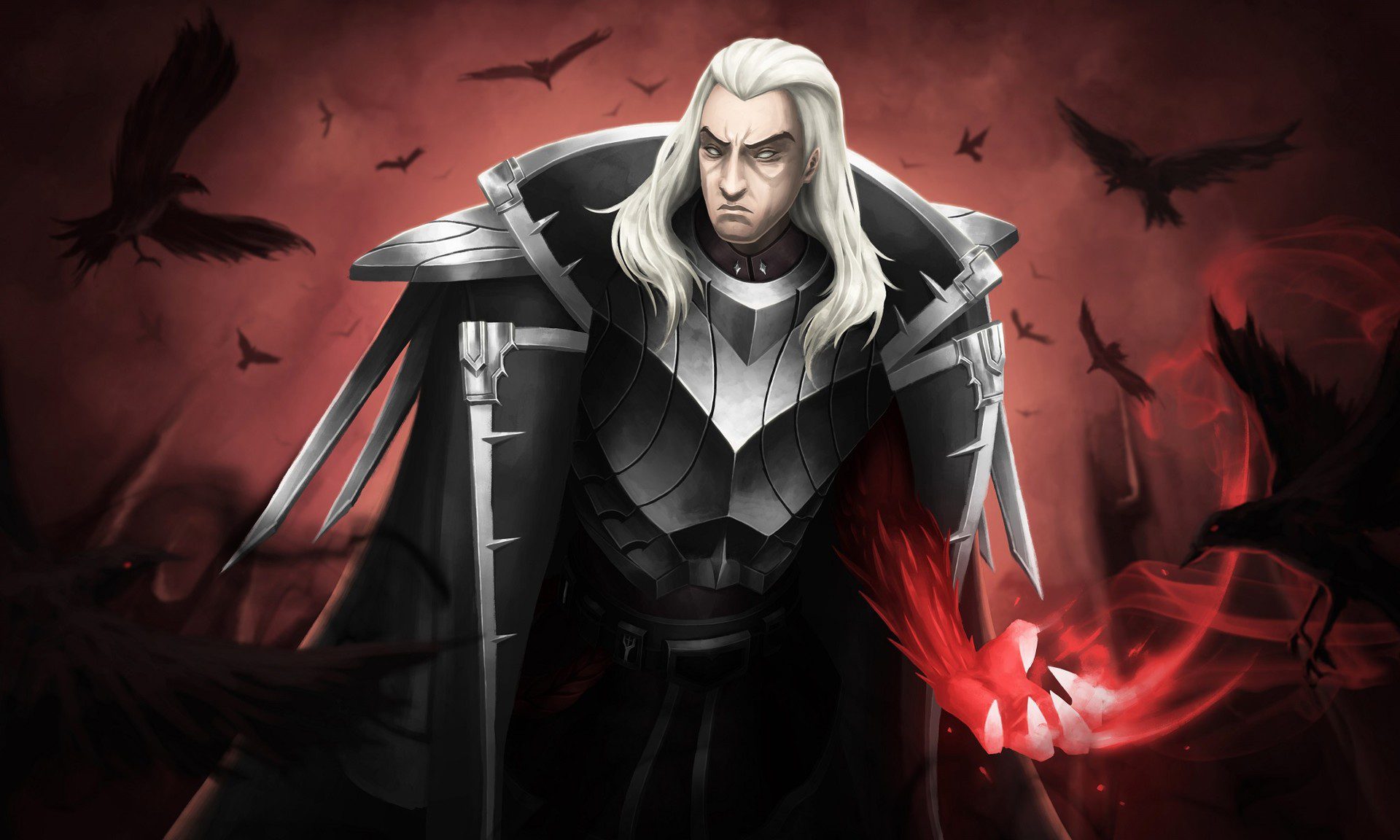 Swain is the leader of Noxus, the complete opposite force to Demacia