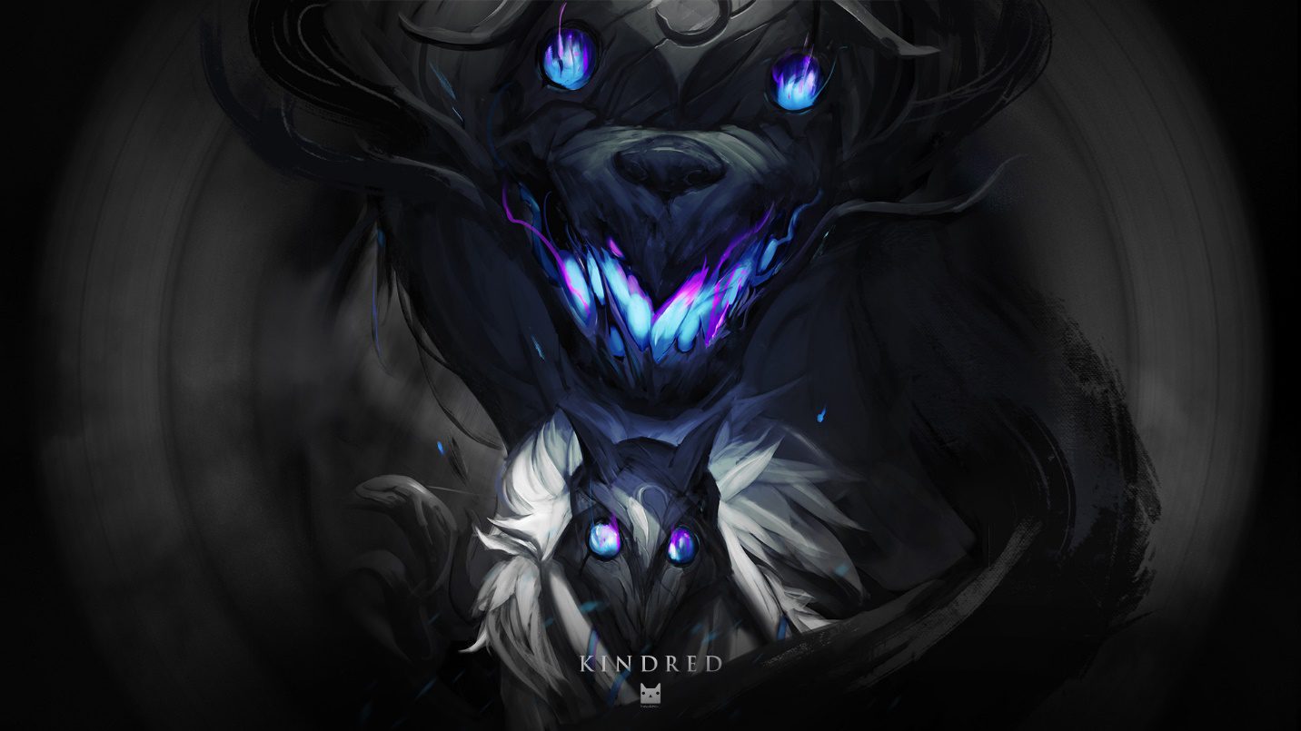 Kindred is one of the jungle champions with the ability to significantly increase power during the match