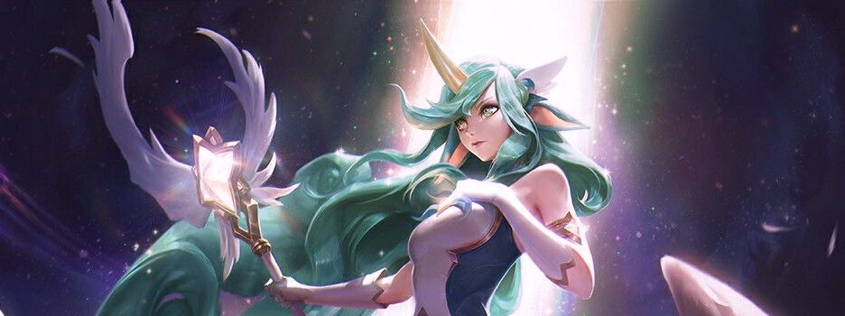 The suitable composition for Soraka will be Light to increase attack speed and continuous healing