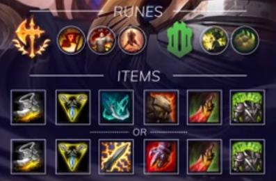 Some recommended items for Garen + rune page