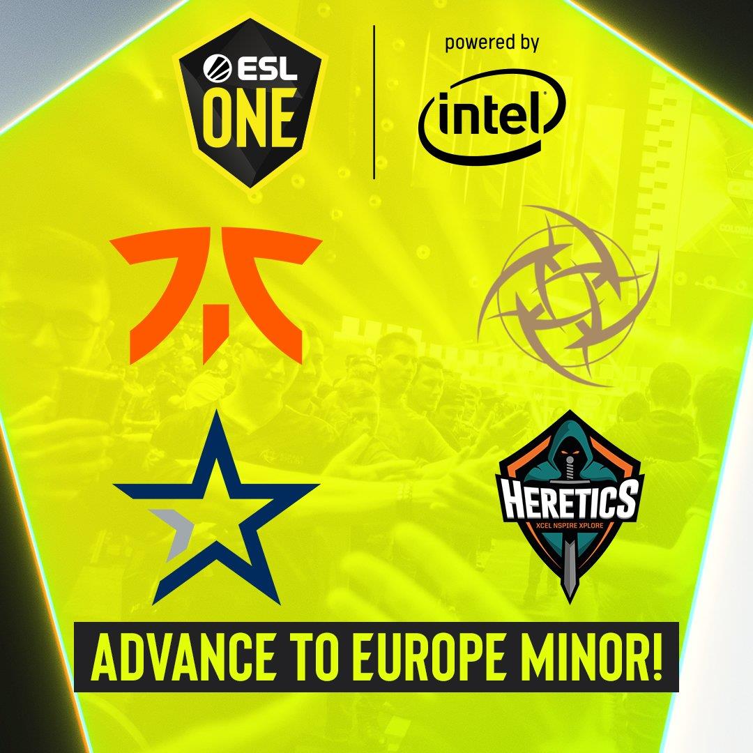 Teams with a 2-0 record and qualified for the Minor after the first day of competition.