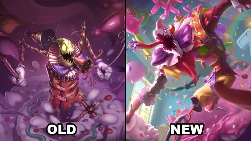 Surprise Party Fiddlesticks: A completely new skin version revamped to celebrate the 10th anniversary of League of Legends