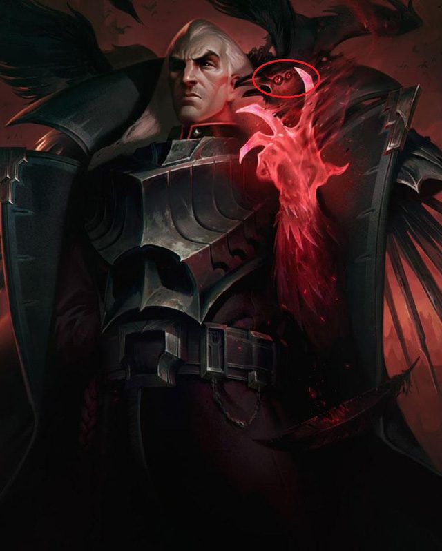 What a coincidence that Swain is always accompanied by three-eyed crows