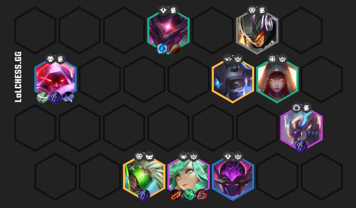 Composition with 4 Mystic and 4 Vanguard