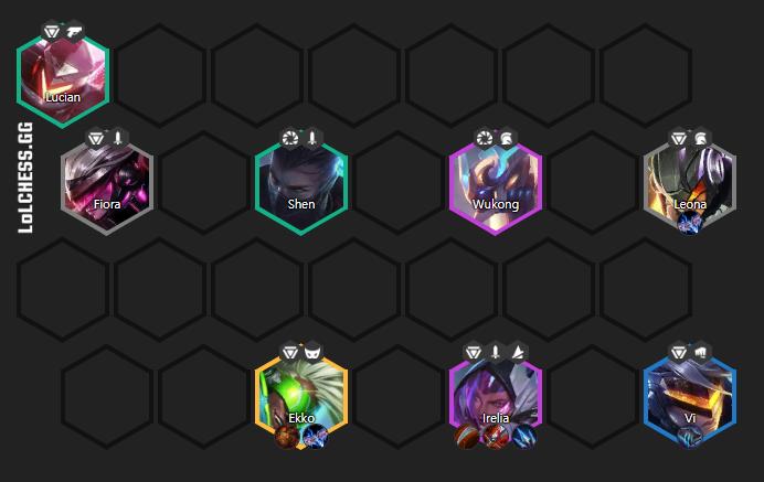 Composition includes 6 Super Technology, 2 Time Warp, 2 Vanguard, and 3 Bladesingers