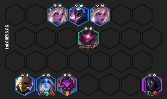 Composition with 6 Shadow, 2 Marksman and 2 Celestial