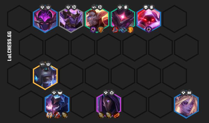 The composition includes 8 Shadows, 2 Cosmic, 2 Mystic, 2 Guardian, and 2 Vanguard