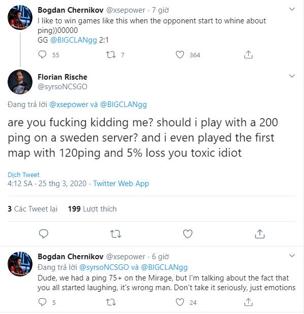 Members of BIG and forZe had a light argument after the match