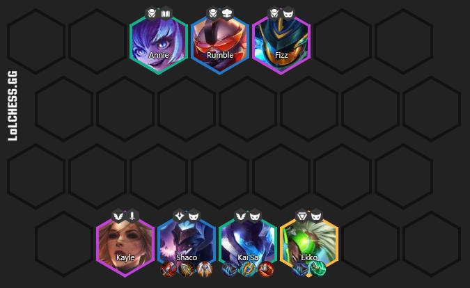 Ideal lineup and items for Kai'Sa