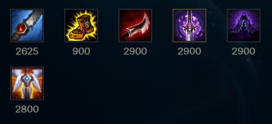 A few recommended items for Shadow Assassin Kayn