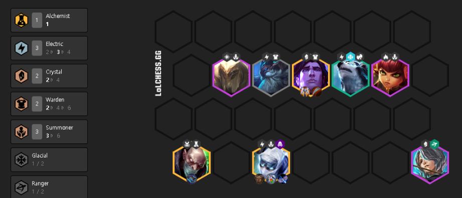 3, 3 Lightning/3 Poison/2 Gem