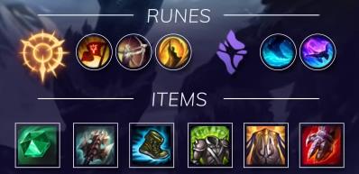 Some recommended items and rune page for Trundle jungle