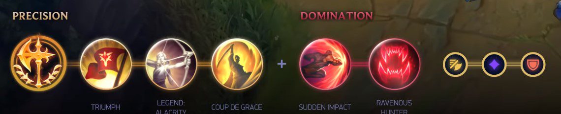 Wukong's secondary rune tree is slightly more complex as you have three viable options: Domination, Inspiration, and Resolve.