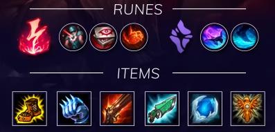 Runes and recommended items for Bard
