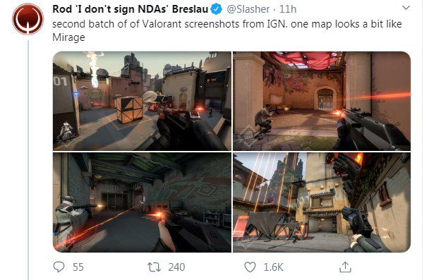 Slasher notices the slight similarities of the new map with CS:GO's Mirage