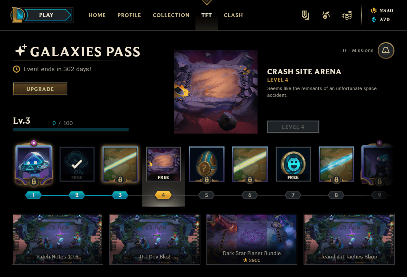 And the pass section on the PBE server, the upgrade is quite evident