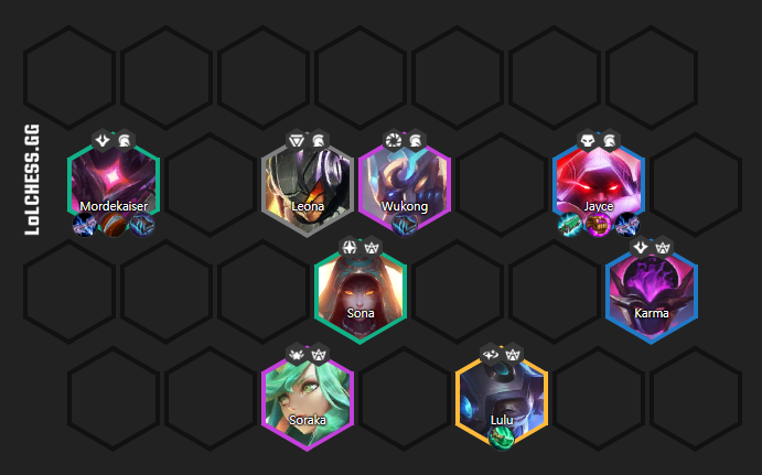 The composition that best utilizes Jayce's dominance is Vanguard - Mystic