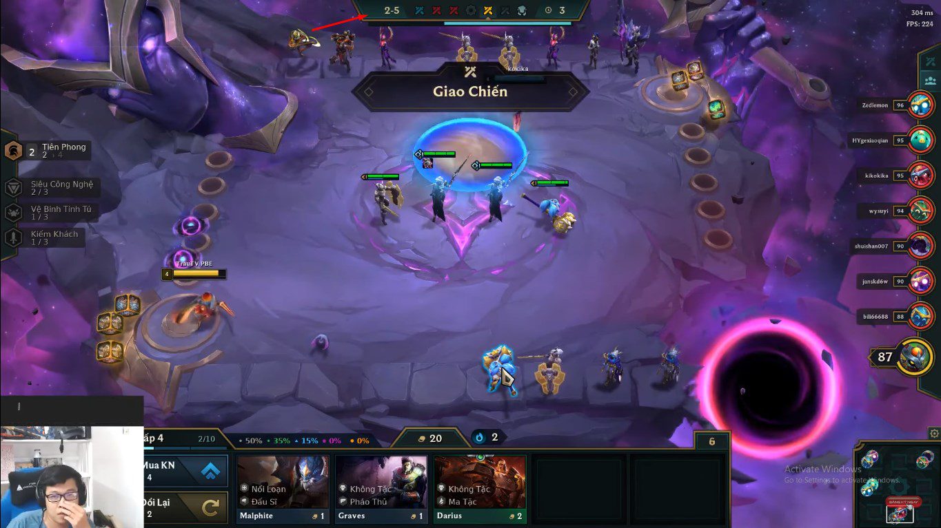 Udyr had to use 1-star Poppy until almost the end of stage 2 to gain the Vanguard effect.