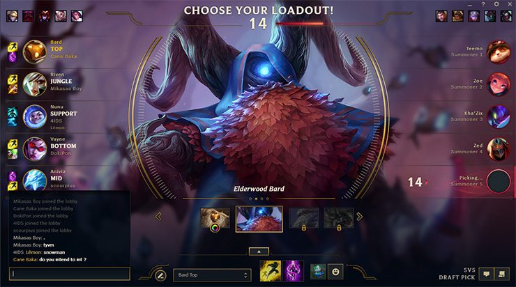 After the upgrade, the champion lock speed will be 8 times faster for most players