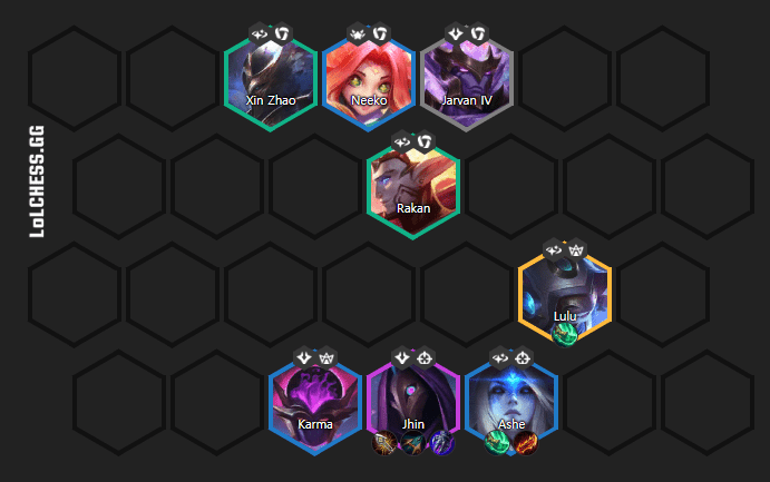 Level 8 composition; if possible, push to level 9 and use Gangplank