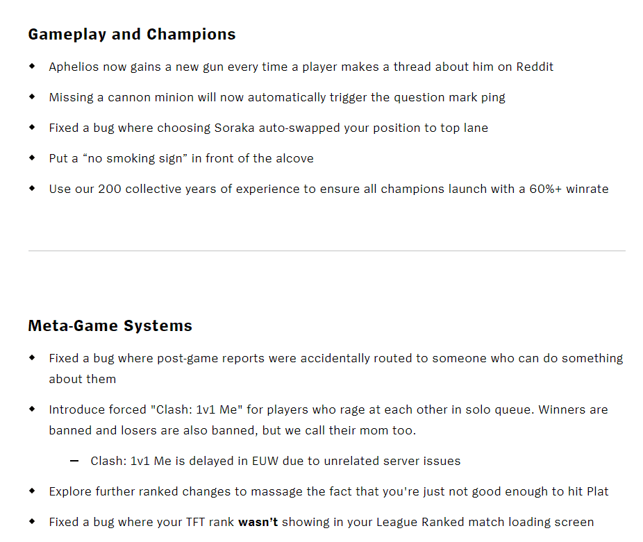 This time Riot memed themselves with the joke about 200 years of experience
