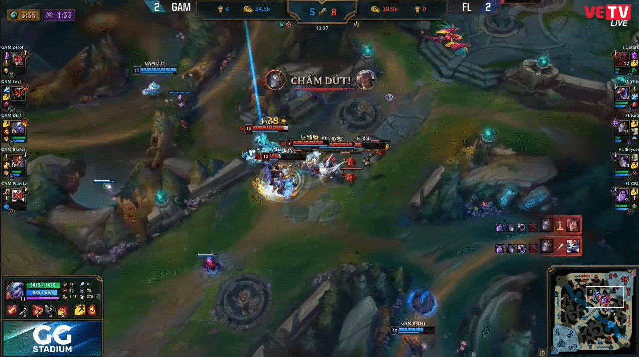 Team Flash executed an excellent defense of their third tower with Stark handling the fight beautifully with Ornn