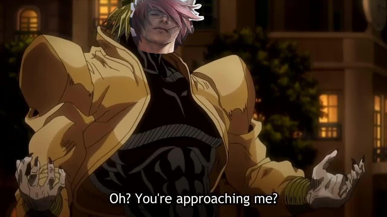 Well, Sett in League of Legends has to punch continuously like Dio does in JoJo's series, right?