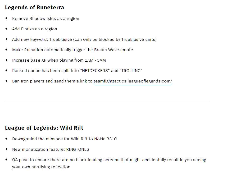 League of Legends: Wild Rift plays on Nokia "Brick"