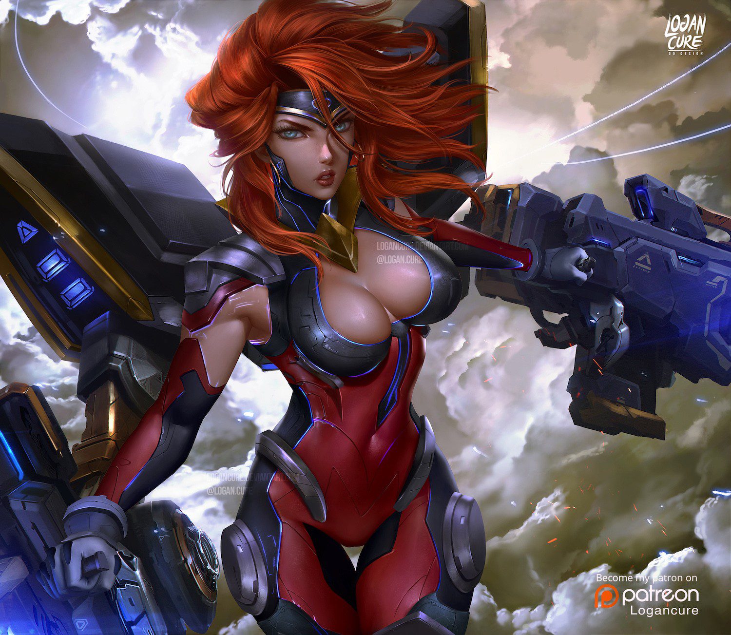 Miss Fortune has an extremely energy-intensive skill set that needs to be used continuously, thus requiring the Soul Reaper.
