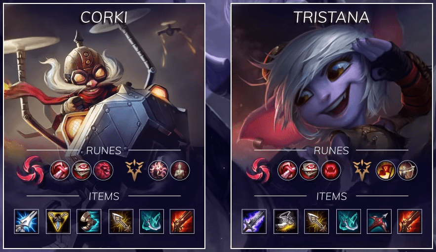 Corki and Tristana are the latest names to effectively utilize Hail of Blades